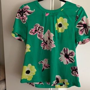 Floral JCrew shirt